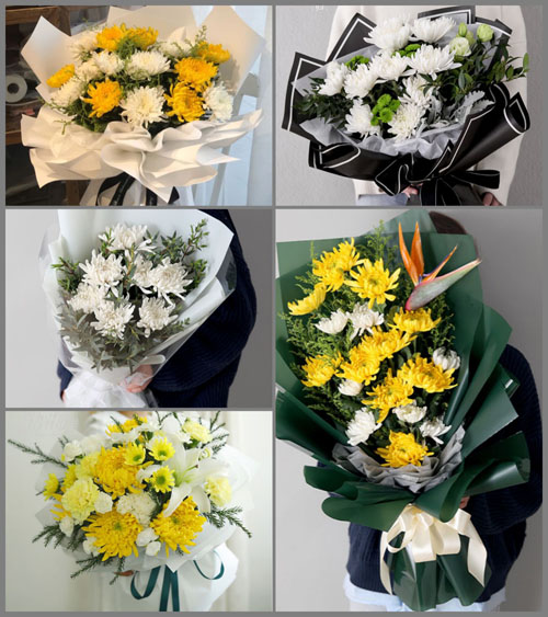 贵州遵义务川县石朝乡杉板村白事花束代送